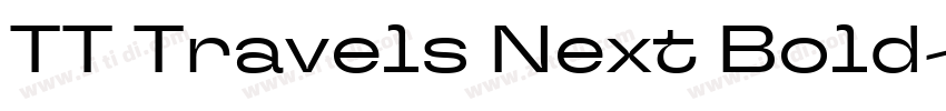 TT Travels Next Bold字体转换